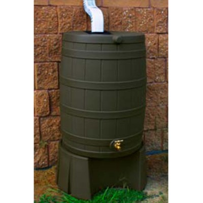 Rain Wizard Plastic Rain Barrel Stand   552395178